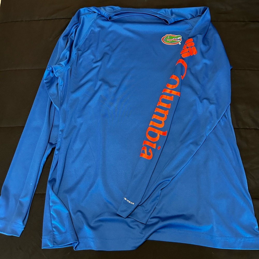 Columbia Florida Gators Blue Fishing Top